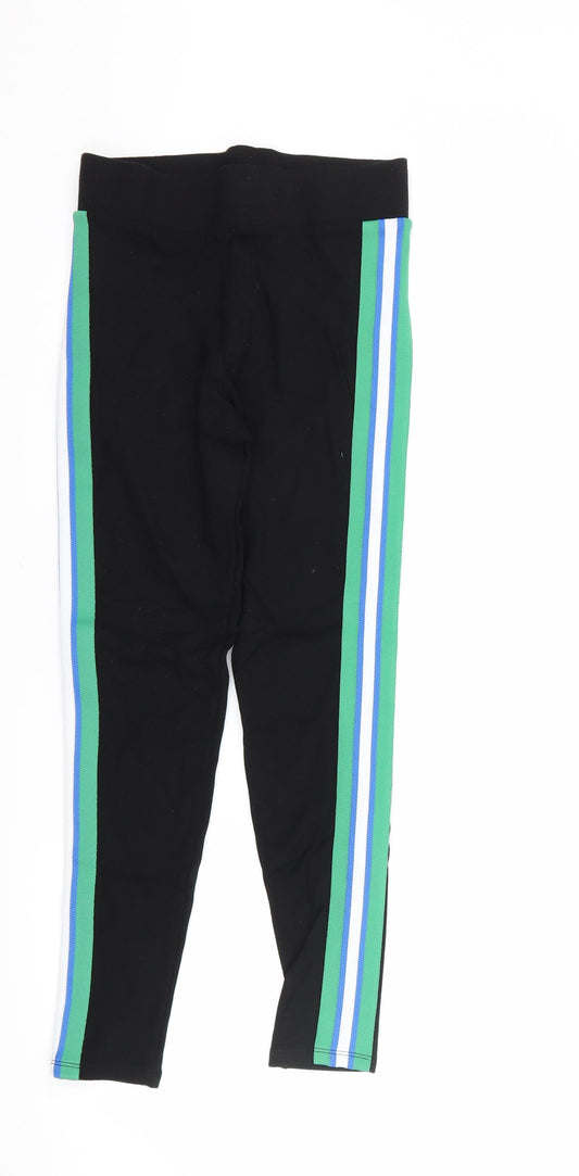 Womens UK Size 8 Marks and Spencer  Capri Black Leggings