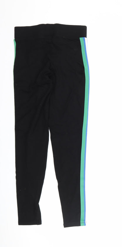 Womens UK Size 8 Marks and Spencer  Capri Black Leggings