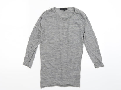 Maison Cinqcent Womens Grey   Basic T-Shirt Size 10