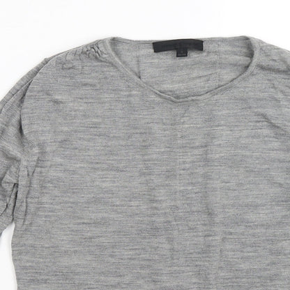 Maison Cinqcent Womens Grey   Basic T-Shirt Size 10