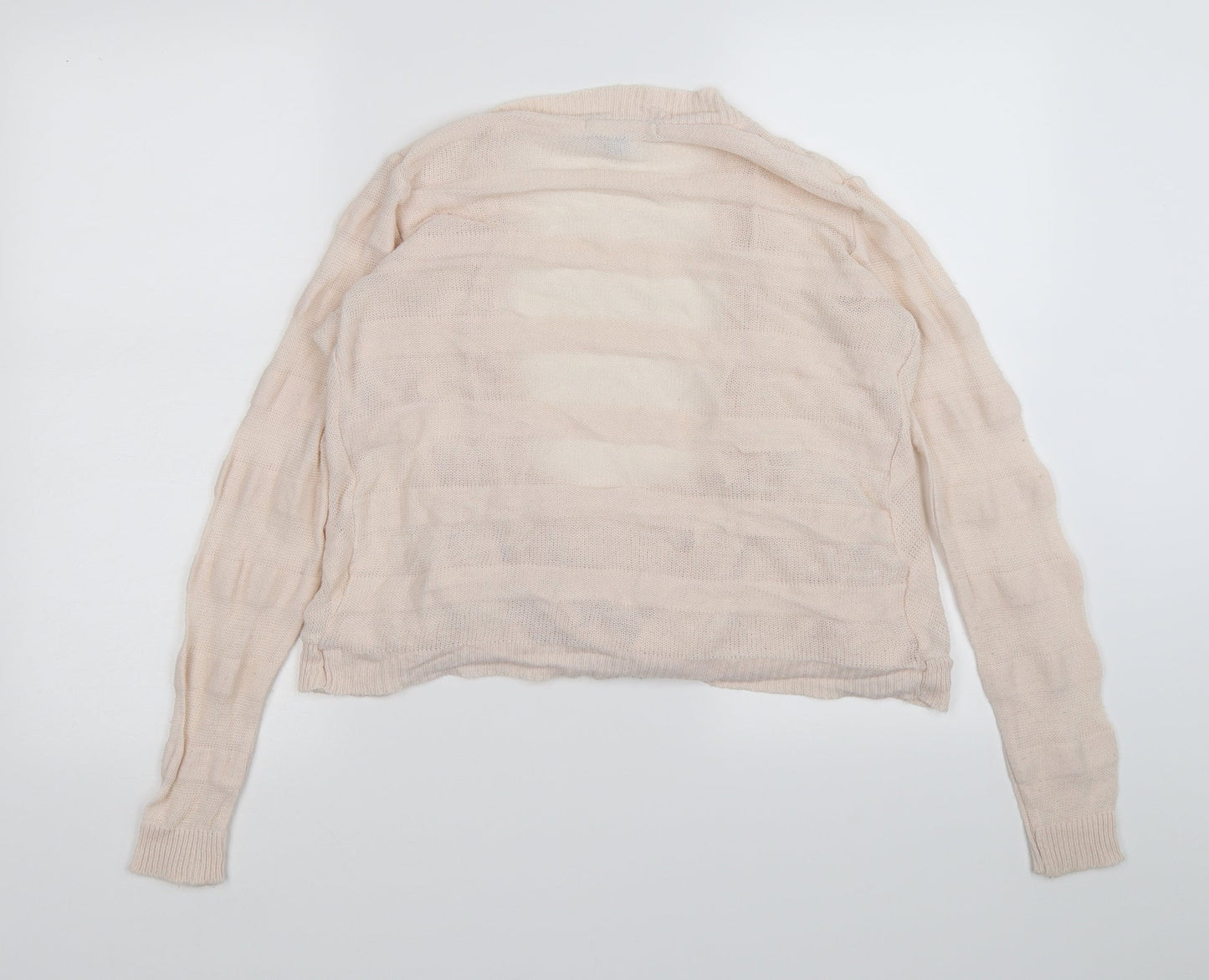 aphorism Womens Pink  Knit Cardigan Jumper Size 12