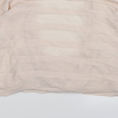 aphorism Womens Pink  Knit Cardigan Jumper Size 12
