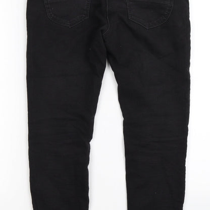 denim co Womens Black  Denim Skinny Jeans Size 10 L24 in