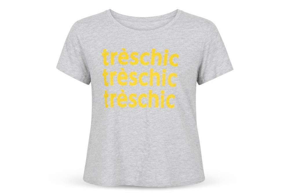 Womens UK Size S H&M Grey Basic T-Shirt