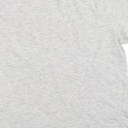 Womens UK Size S H&M Grey Basic T-Shirt