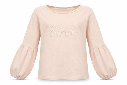 Tu Girls Pink  Jersey Pullover Jumper Size 9 Years  - love