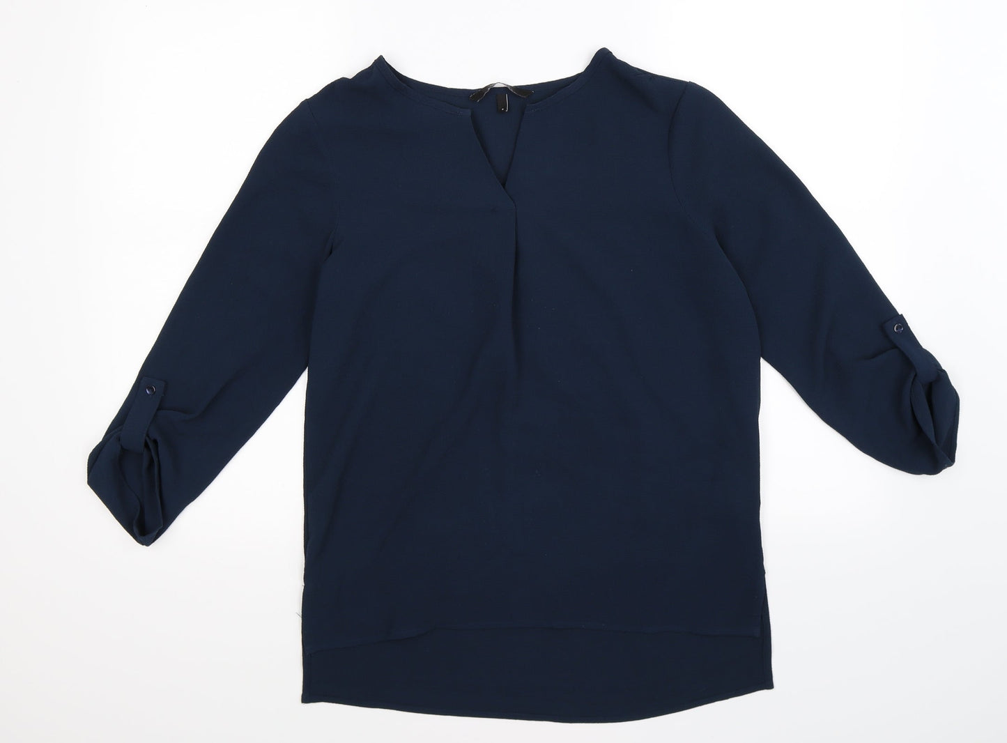 Womens UK Size S VERO MODA Blue Basic Blouse