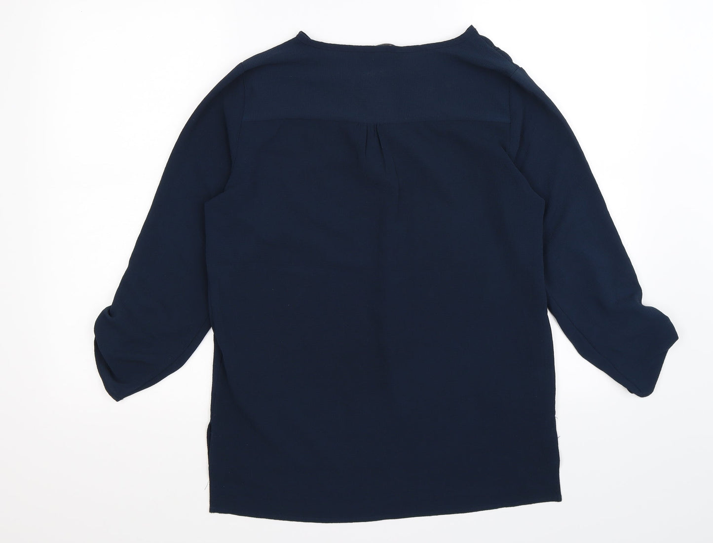 Womens UK Size S VERO MODA Blue Basic Blouse