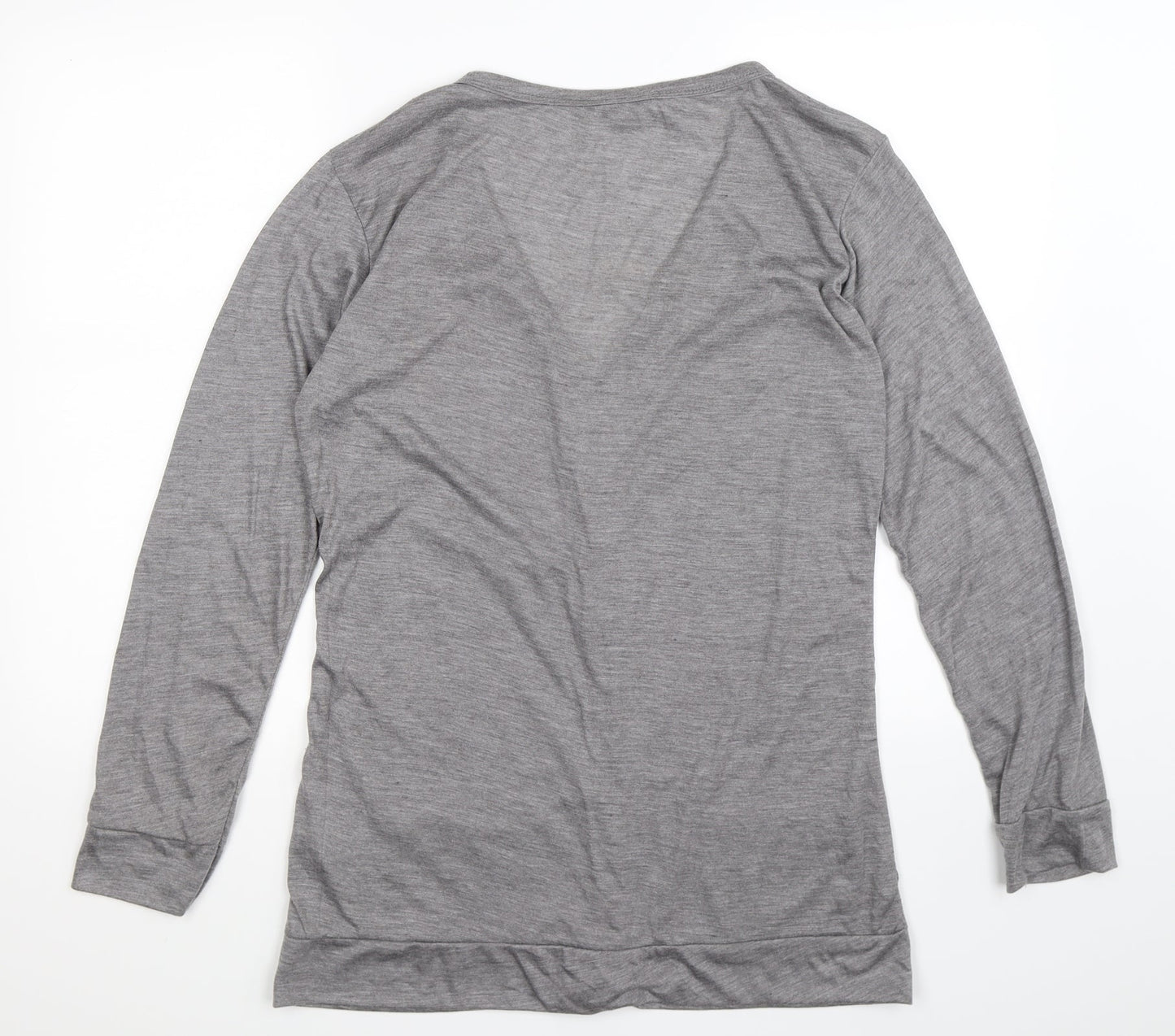 Fury Womens Grey  Knit Cardigan Jumper Size XL