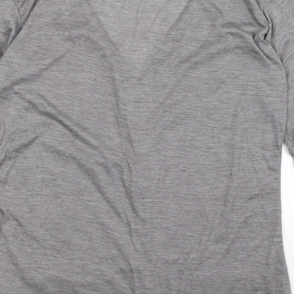 Fury Womens Grey  Knit Cardigan Jumper Size XL