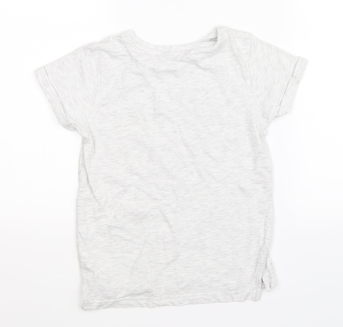 George Boys Grey   Basic T-Shirt Size 6-7 Years  - athletic