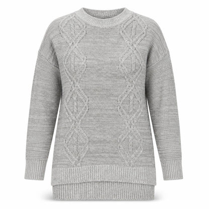 Papaya Womens Grey  Knit Pullover Jumper Size M