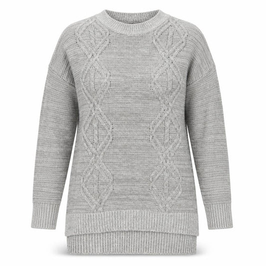 Papaya Womens Grey  Knit Pullover Jumper Size M
