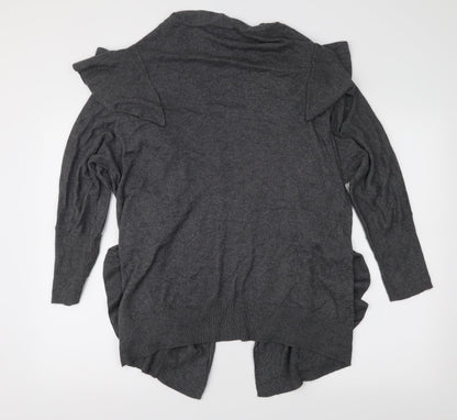 George Womens Grey  Knit Cardigan Jumper Size 14