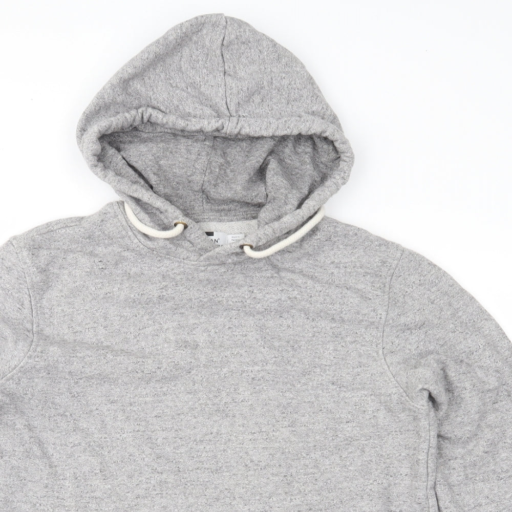 Topman Mens Grey   Pullover Hoodie Size XS
