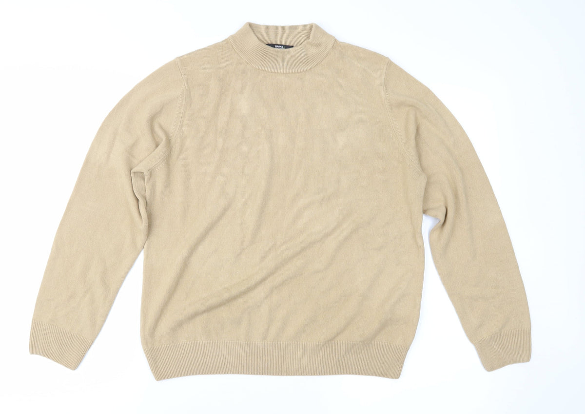 Marks & Spencer Womens Brown  Knit Pullover Jumper Size 14