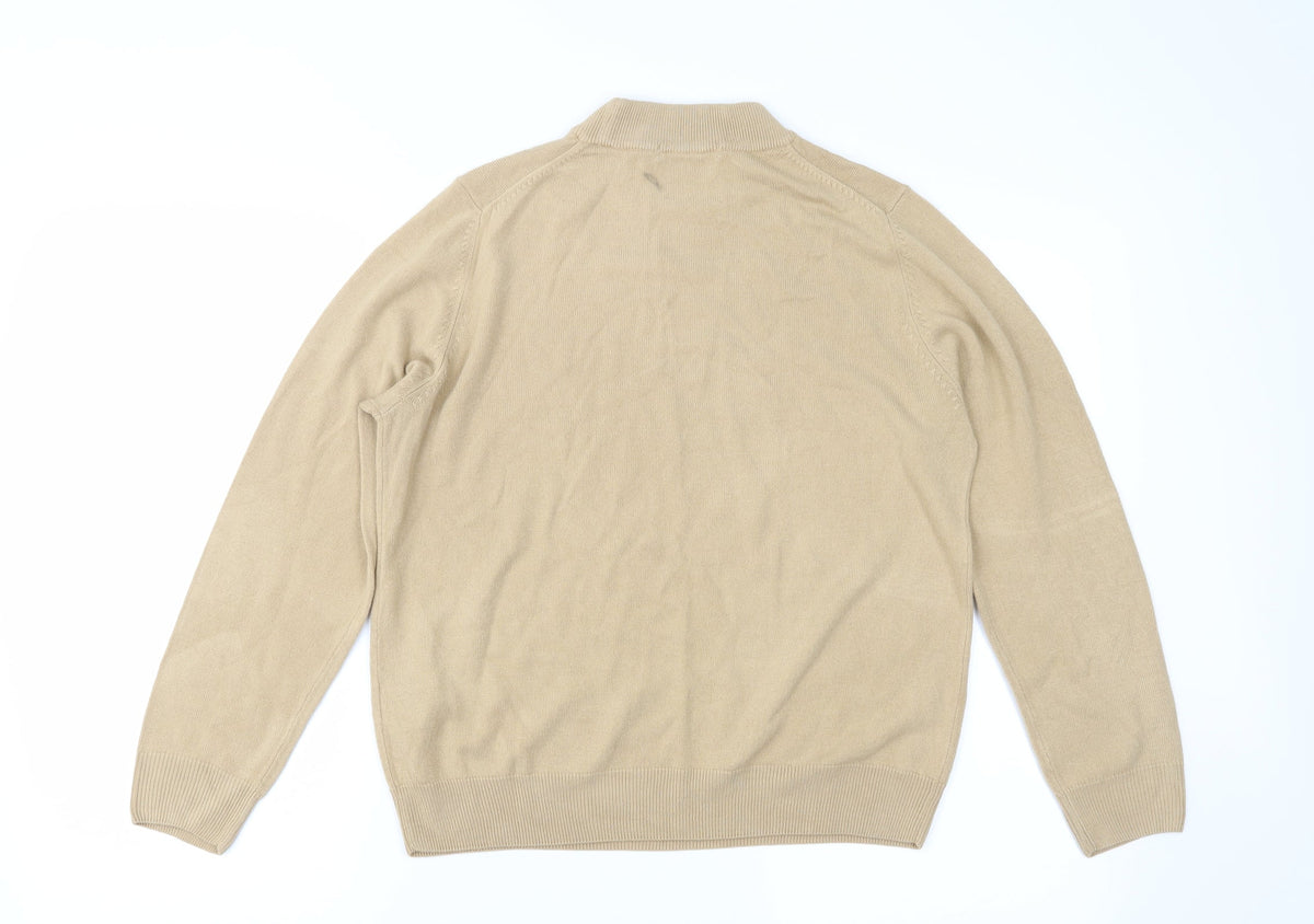 Marks & Spencer Womens Brown  Knit Pullover Jumper Size 14