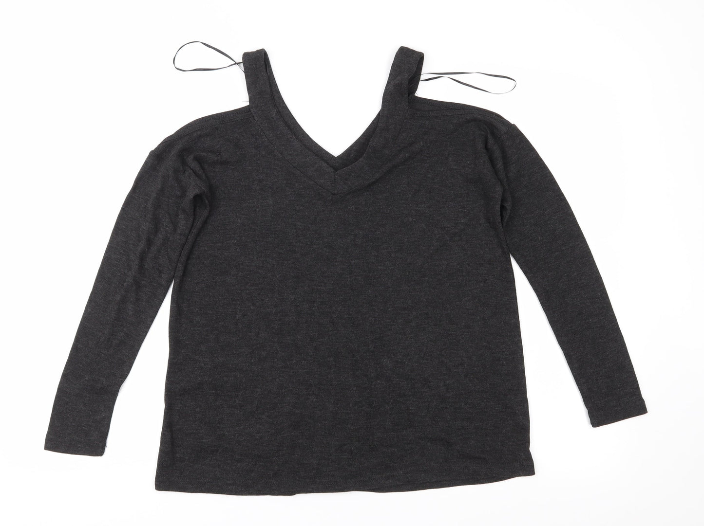 Womens UK Size 6 Atmosphere Grey Basic Blouse