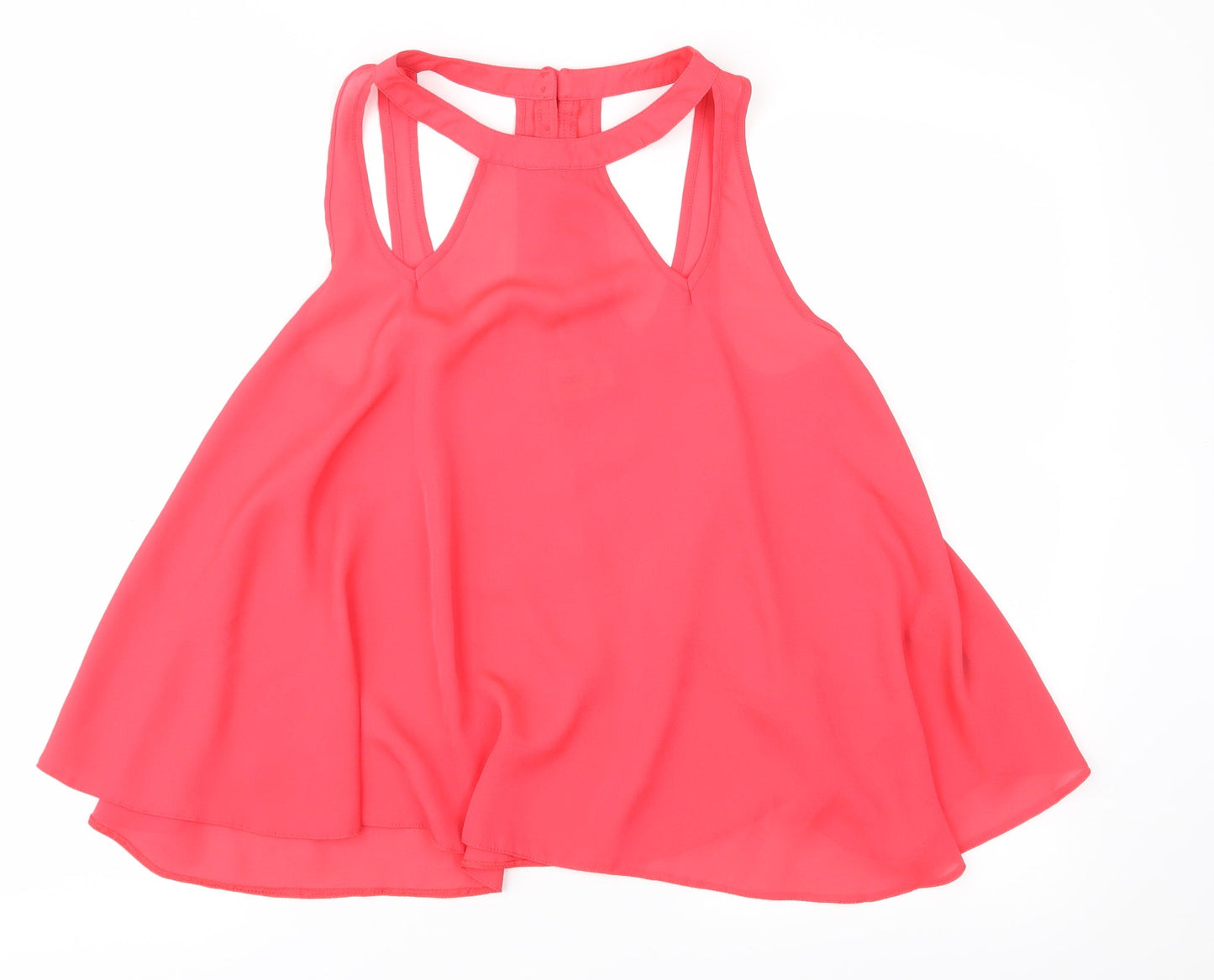 Womens UK Size 10 ASOS Pink Basic Blouse