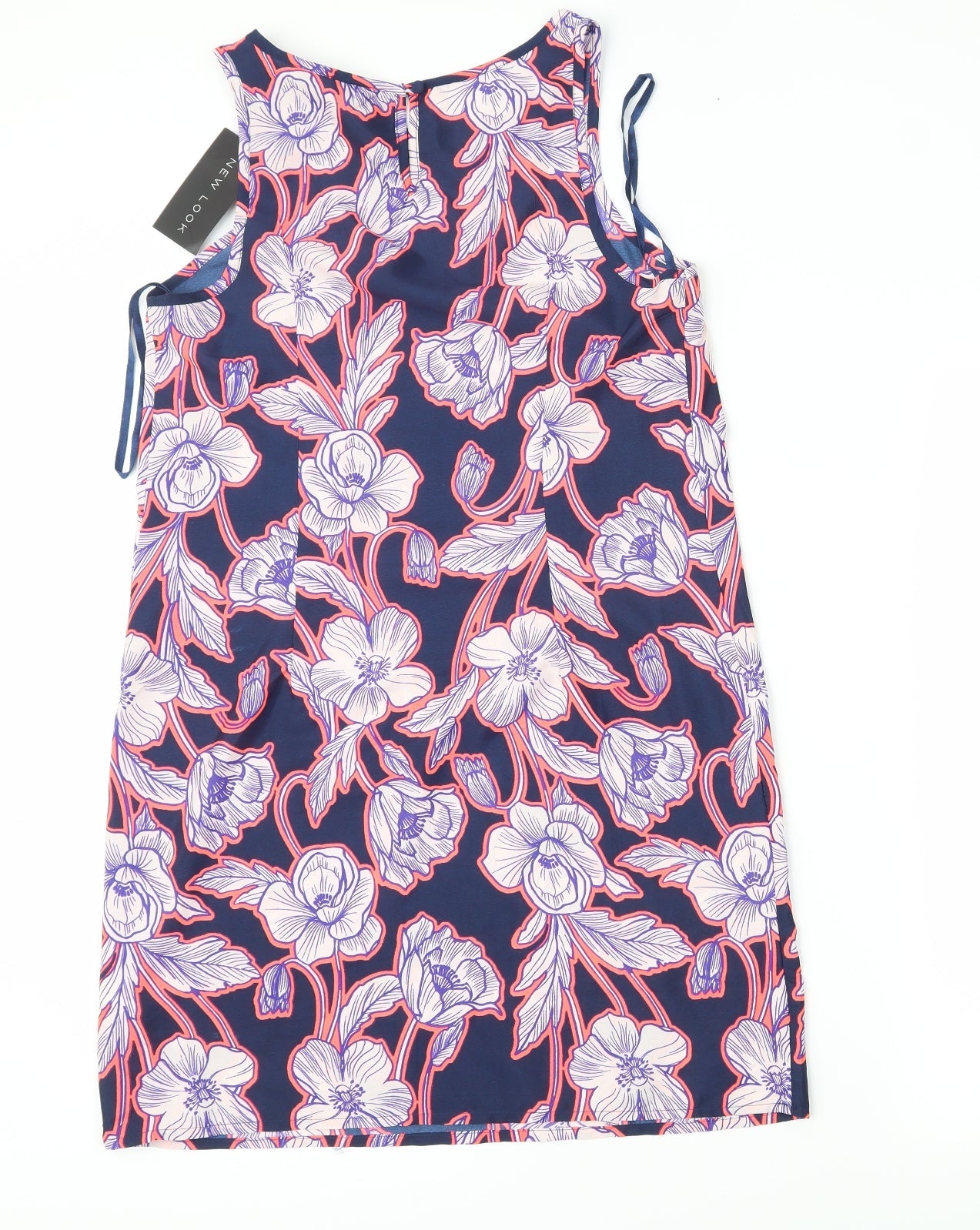 New Look Womens Blue Floral  Shift  Size 10
