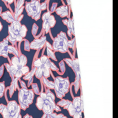 New Look Womens Blue Floral  Shift  Size 10