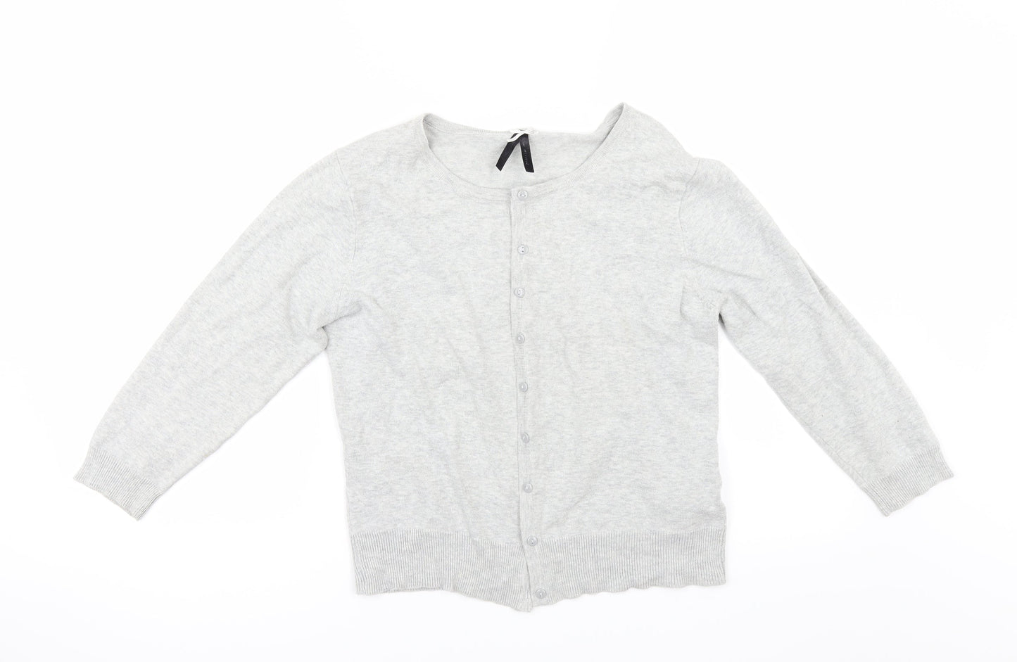 Primark Womens Grey   Cardigan Jumper Size 16