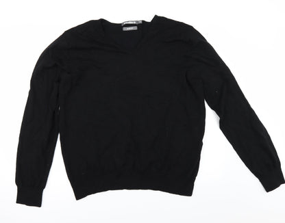 Woolworths Mens Black   Pullover Jumper Size XL