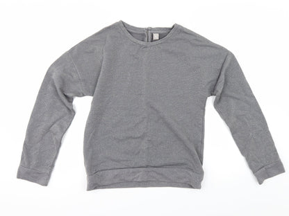 Tu Girls Silver   Pullover Sweatshirt Size 14 Years