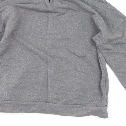 Tu Girls Silver   Pullover Sweatshirt Size 14 Years