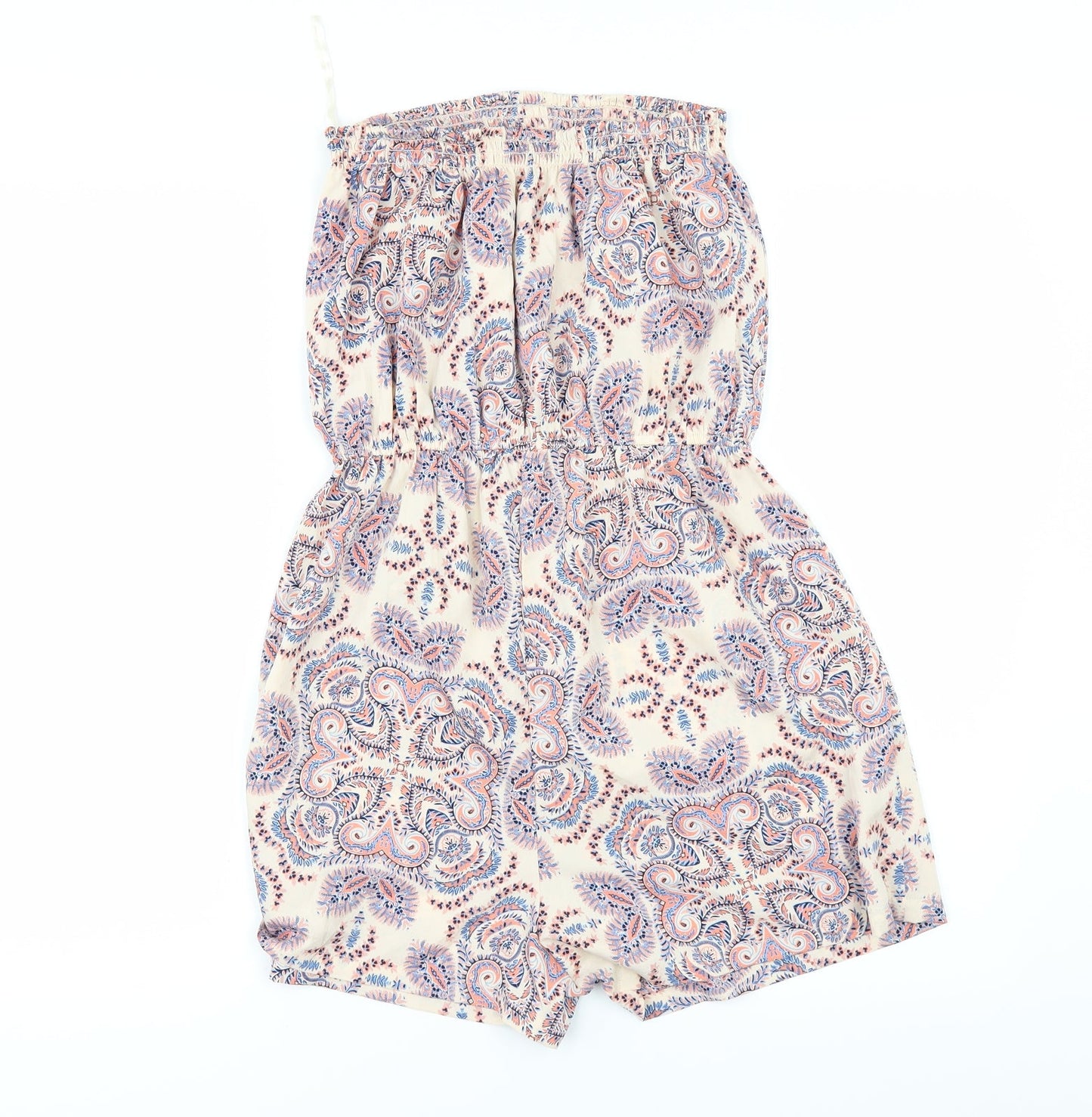 Primark Womens Pink Geometric  Playsuit One-Piece