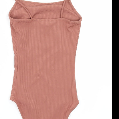 Primark Womens Pink   Bodysuit One-Piece Size 8