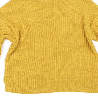 Primark Womens Yellow   Pullover Jumper Size 6