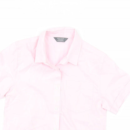 Primark Boys Pink   Basic Button-Up Size 7-8 Years