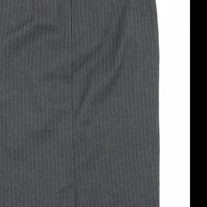 BHS Womens Grey   A-Line Skirt Size 10
