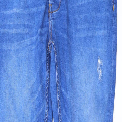Mens UK Size 32 in Denim & Co. Regular Fit Skinny Blue Jeans