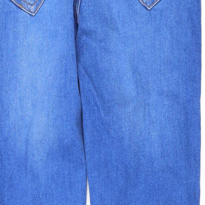Mens UK Size 32 in Denim & Co. Regular Fit Skinny Blue Jeans