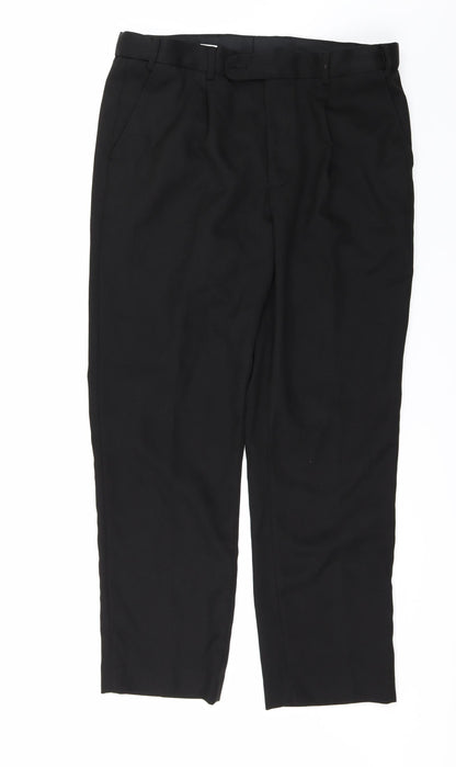 Matalan Mens Black   Rain Trousers Trousers Size 34 in L29 in
