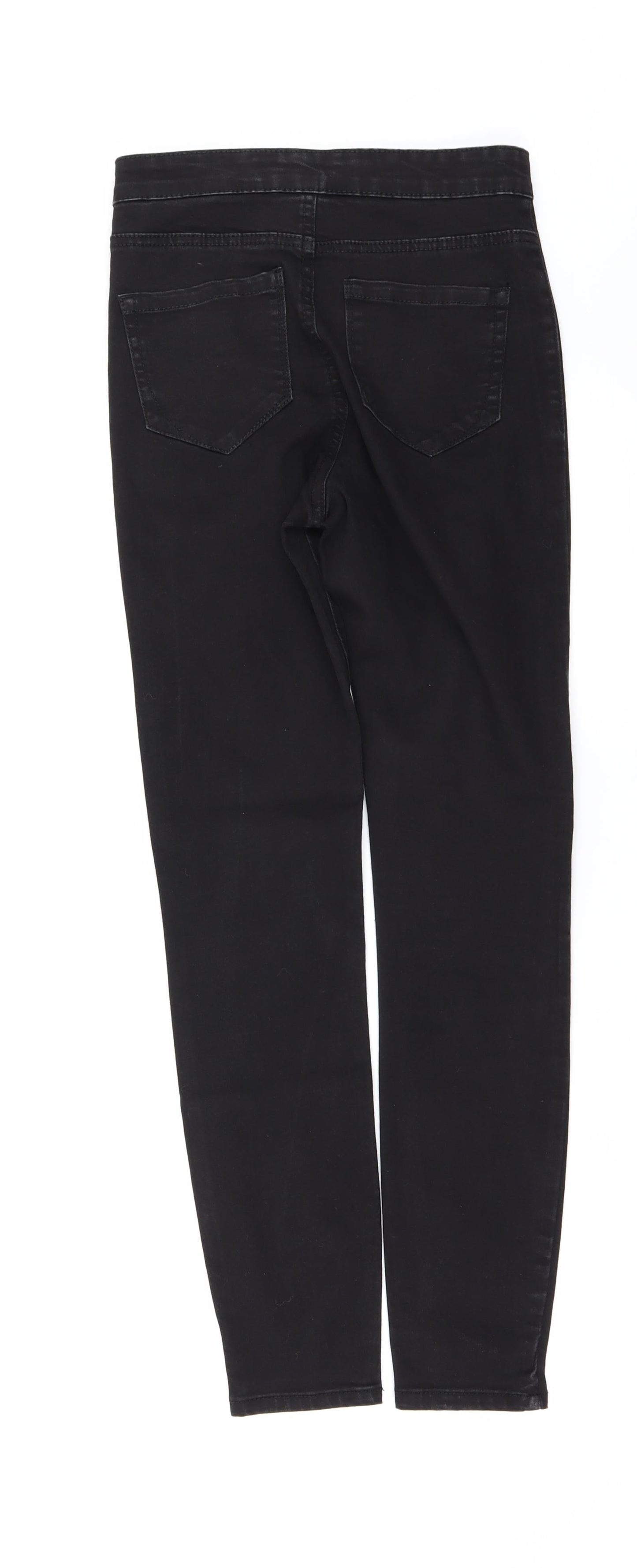 Denim & Co. Womens Black  Denim Skinny Jeans Size 6 L27 in