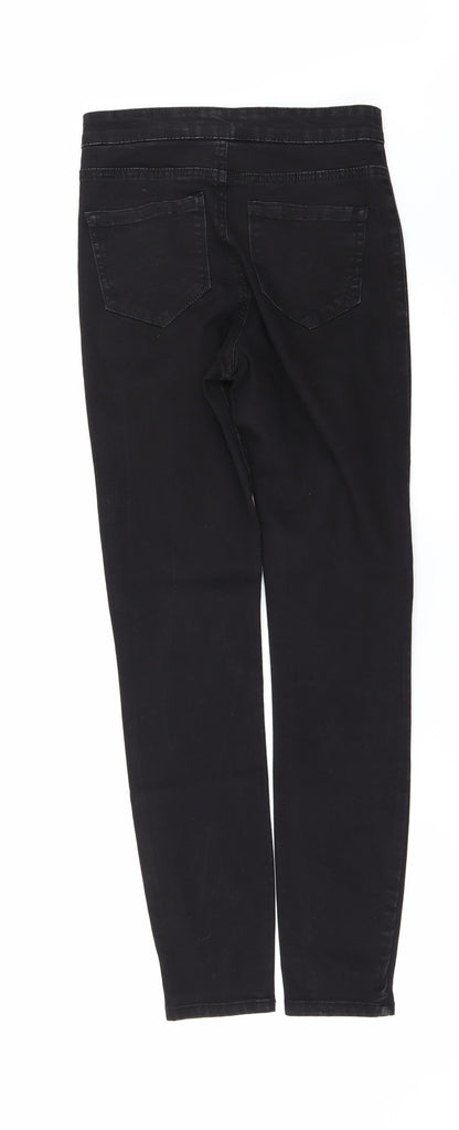 Denim & Co. Womens Black  Denim Skinny Jeans Size 6 L27 in