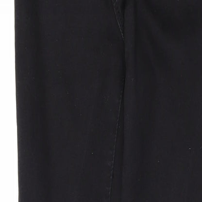 Denim & Co. Womens Black  Denim Skinny Jeans Size 6 L27 in