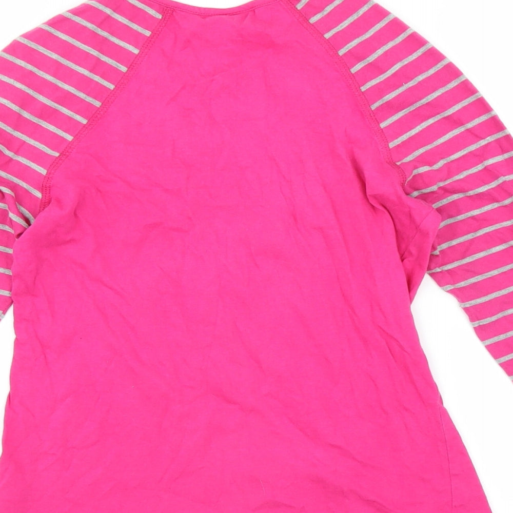 George Girls Pink Solid  Top Pyjama Top Size 13-14 Years  - MINNIE MOUSE