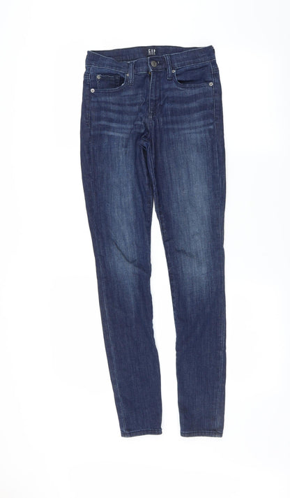Gap Womens Blue   Skinny Jeans Size 25 in L30 in