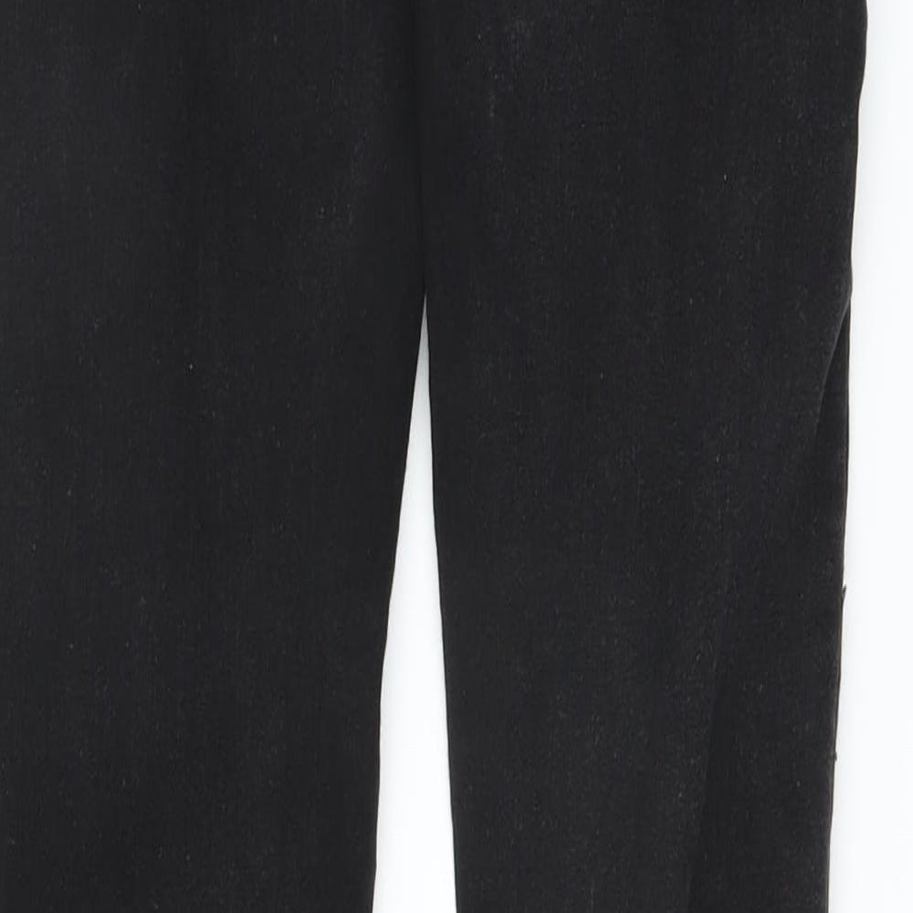 S Womens Black  Denim Skinny Jeans Size 26 in L28 in - TIE SIDED DETAIL