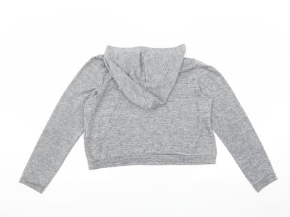 New Look Girls Grey   Pullover Hoodie Size 14-15 Years  - Brooklyn NYC
