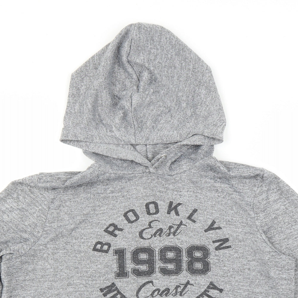 New Look Girls Grey   Pullover Hoodie Size 14-15 Years  - Brooklyn NYC