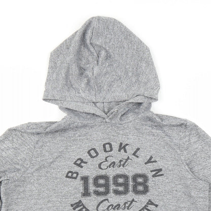 New Look Girls Grey   Pullover Hoodie Size 14-15 Years  - Brooklyn NYC