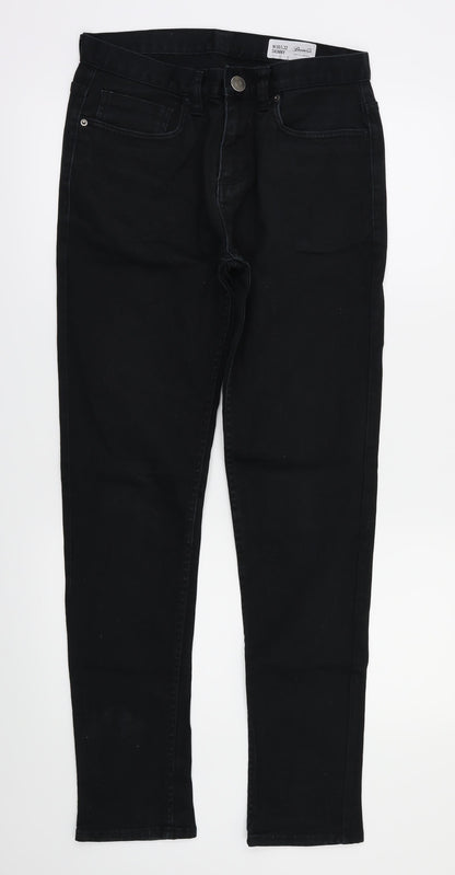 denim&co Womens Black   Skinny Jeans Size 30 L32 in