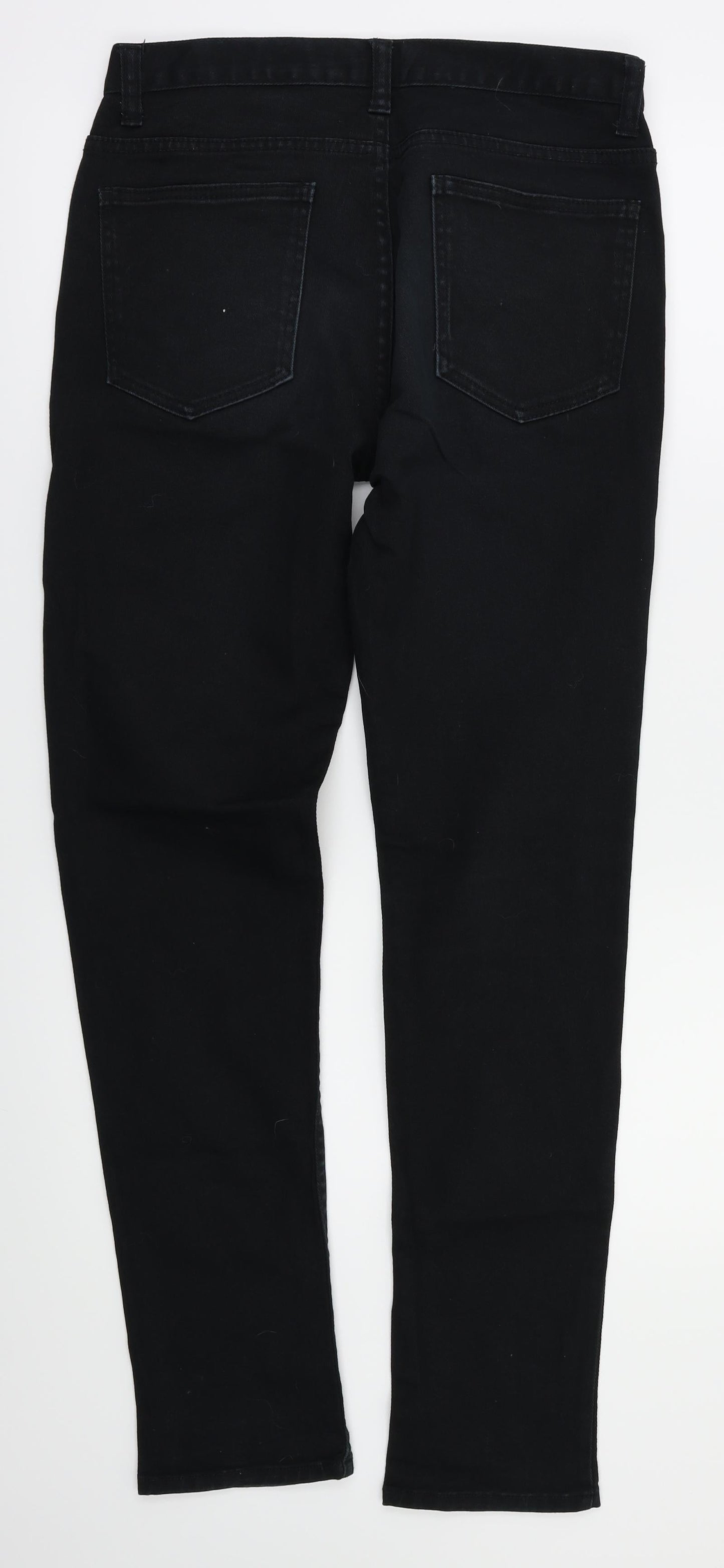 denim&co Womens Black   Skinny Jeans Size 30 L32 in