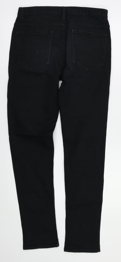 denim&co Womens Black   Skinny Jeans Size 30 L32 in