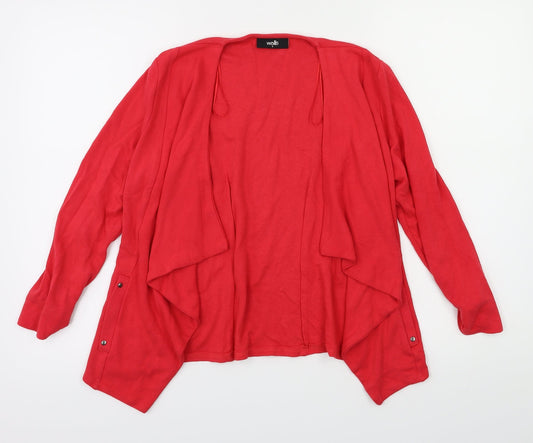 Wallis Womens Red   Cardigan Jumper Size S